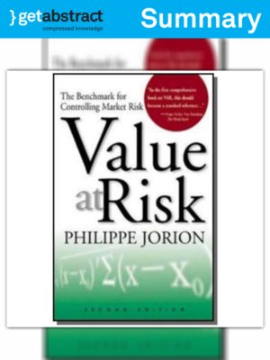 cover image of Value at Risk (Summary)